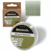 Ø0,45mm Radical Chod Filament 20m 9kg,20lbs jasnozielony